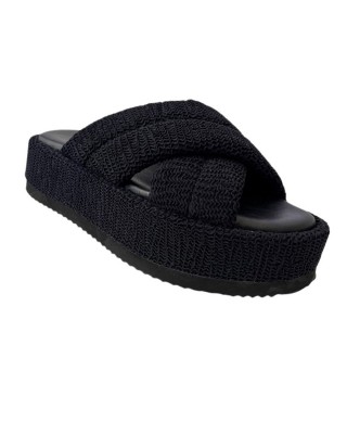 PUFFY NICHE FLATFORM - Black