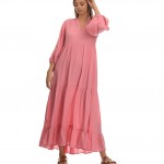 Fortaleza Pink Long Dress