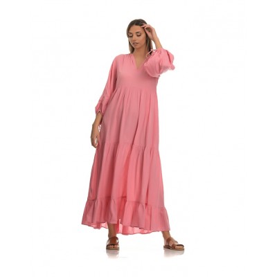 Fortaleza Pink Long Dress