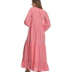 Fortaleza Pink Long Dress