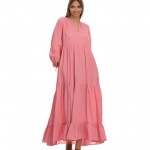 Fortaleza Pink Long Dress