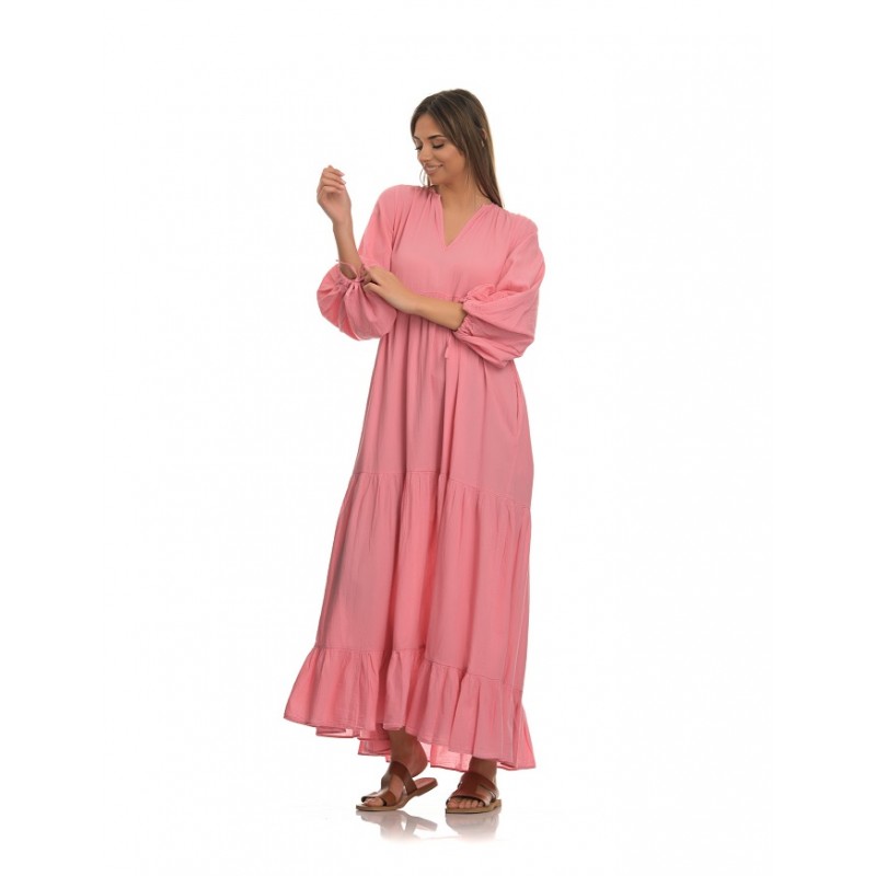 Fortaleza Pink Long Dress