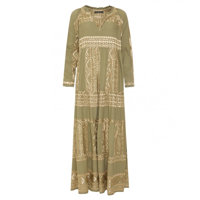 Kori Tea Gold Maxi Dress